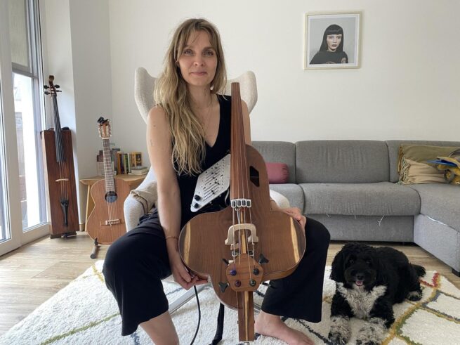 Hildur Guðnadóttir in her Berlin studio – BBC World Service